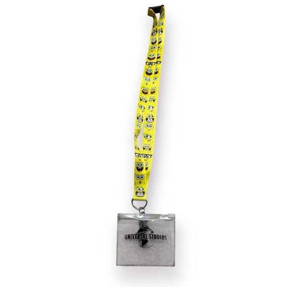 SpongeBob Lanyard Universal Studios Pass‎ Holder - Picture 1 of 4